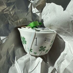 Rae Dunn shamrock measuring cups